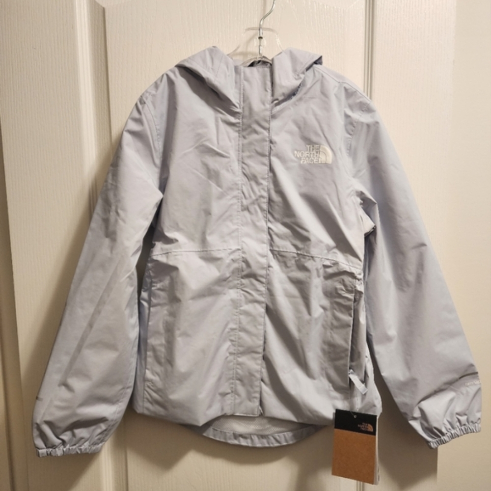The North Face Pale Gray Hooded Jacket